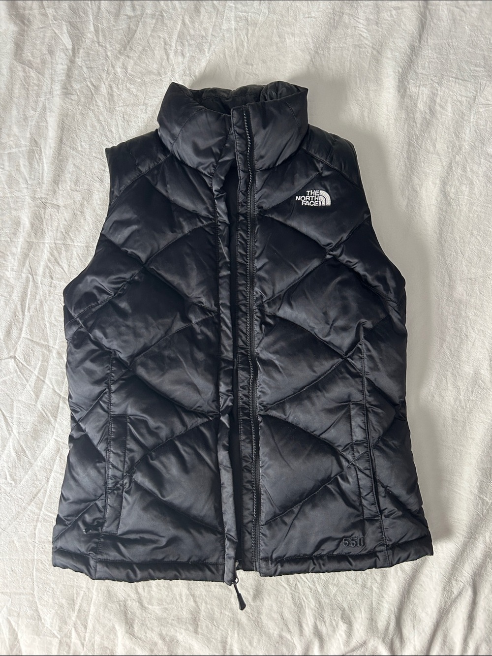The North Face Black Quilted Insulated Vest